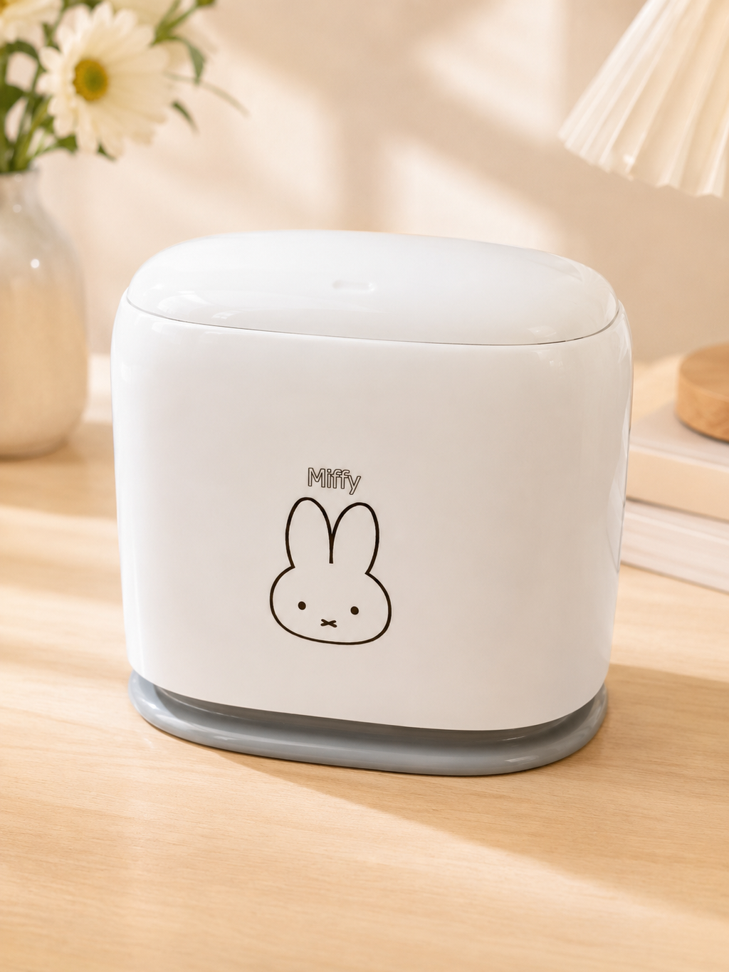 Miffy / Mikko Cute pop-up desktop organizer,Mini push-button tabletop storage box