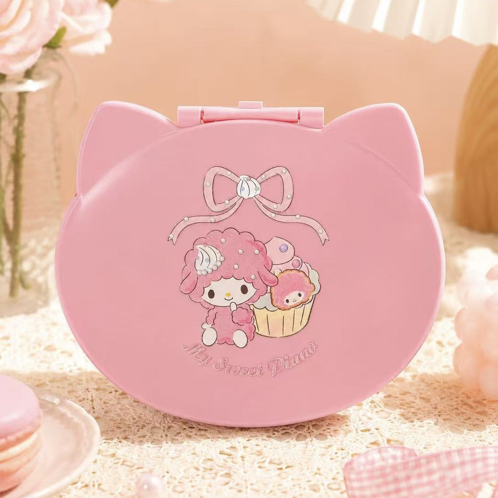 Fish man / Sweet piano storage box High value with mirror storage box Handmade DIY jewelry box Jewelry storage grid box