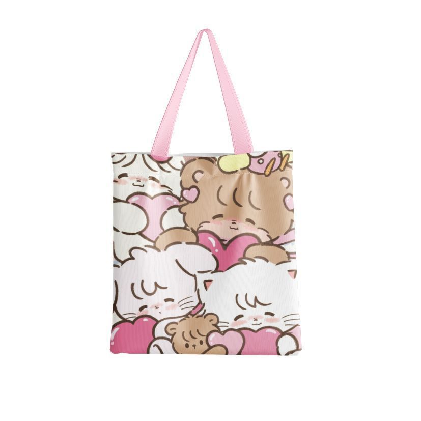 Anime cute Mikko canvas bag