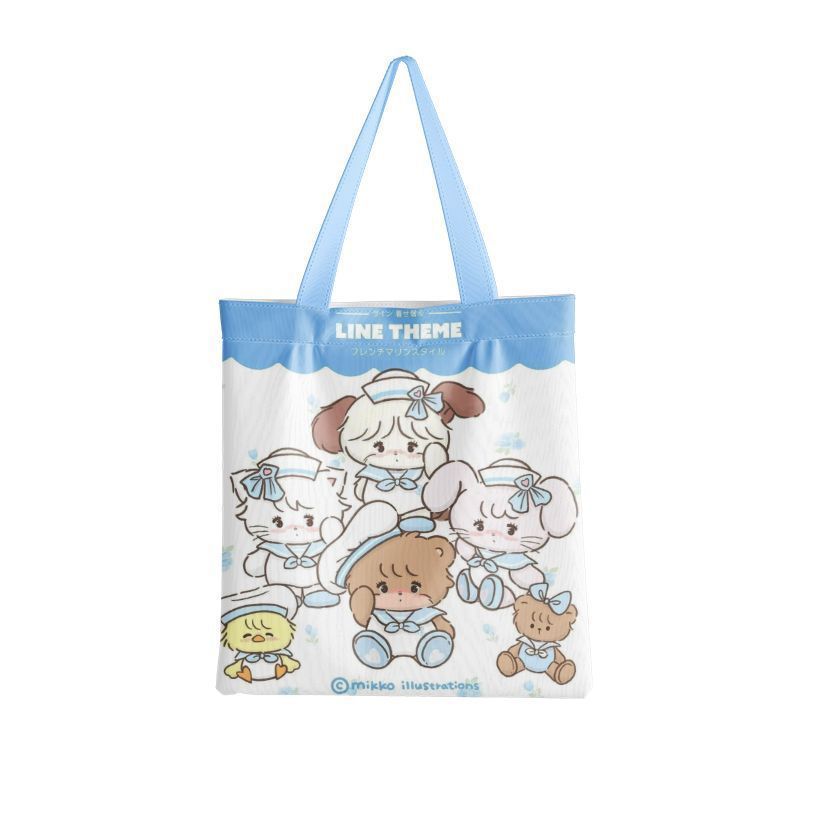 Anime cute Mikko canvas bag