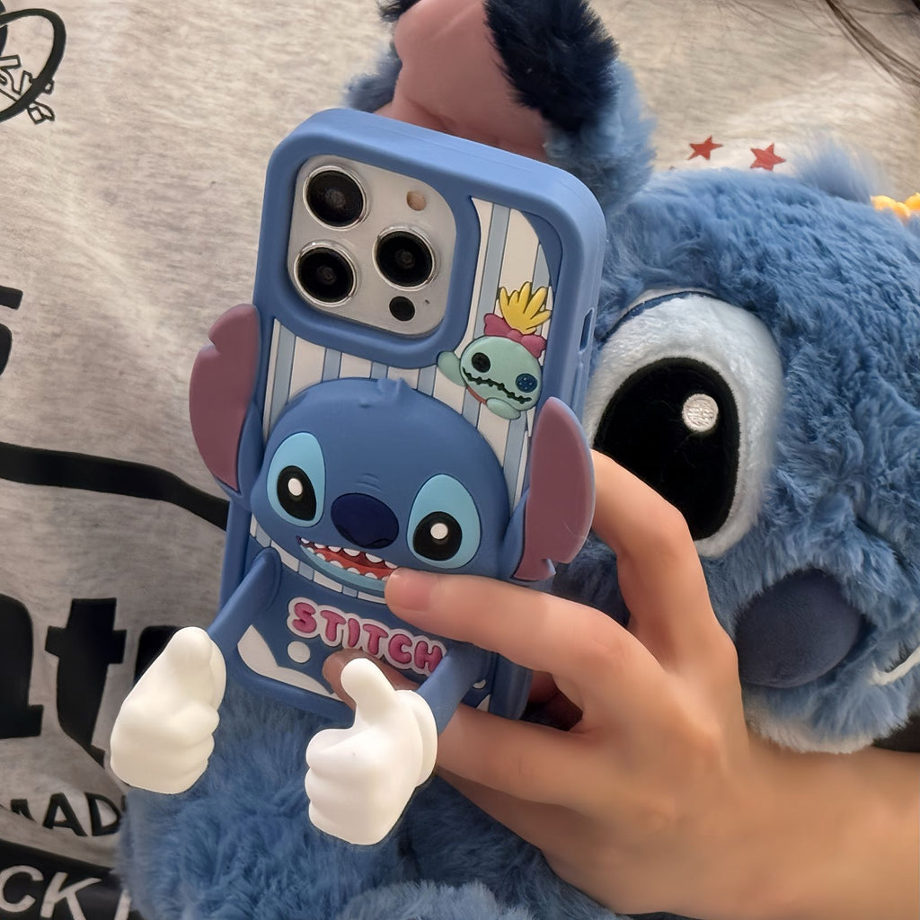 HK & Stitch iPhone Case