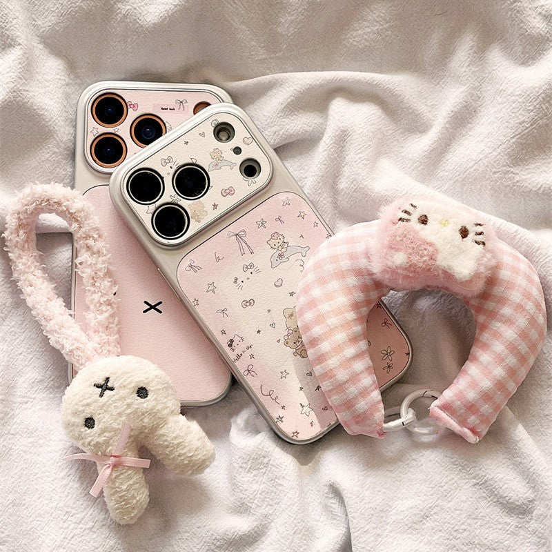 Cute Miffy and pink HK phone case for iphone
