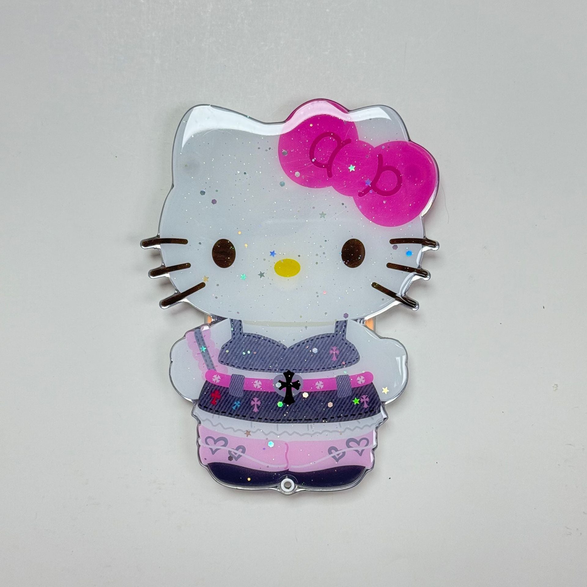 Cute Croxin HK makeup mirror lanyard for iPhone