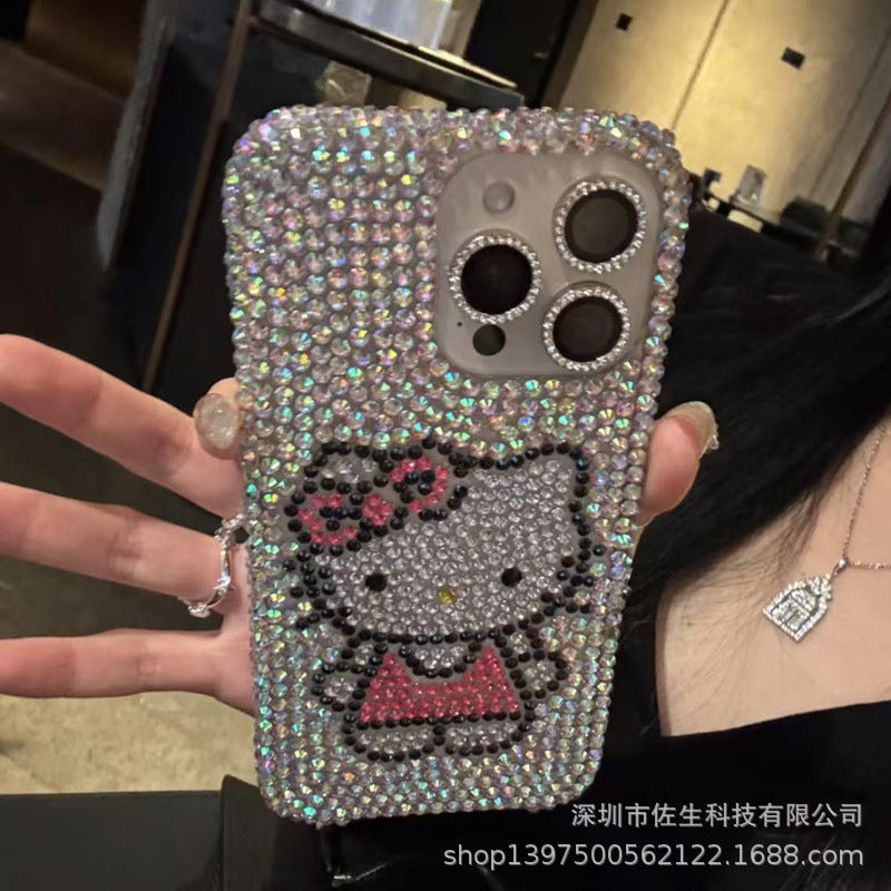 Premium Sense Full Diamond Cute Cartoon HK for iPhone