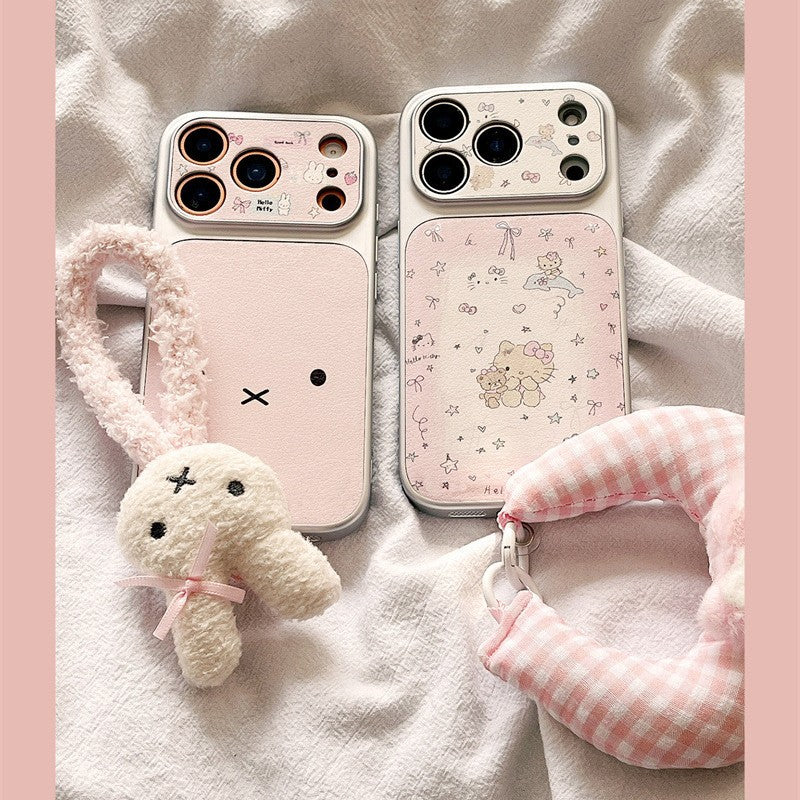 Cute Miffy and pink HK phone case for iphone