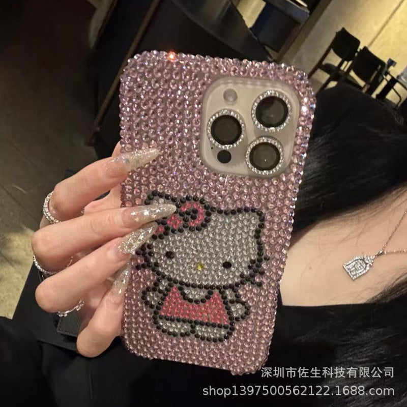 Premium Sense Full Diamond Cute Cartoon HK for iPhone