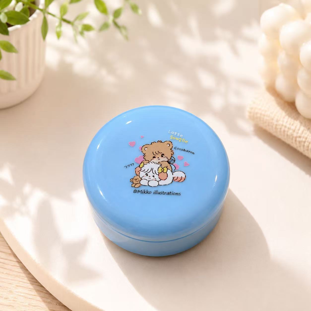 Mikko high-value ceramic jewelry storage box round jewelry storage box tabletop handicraft ornament