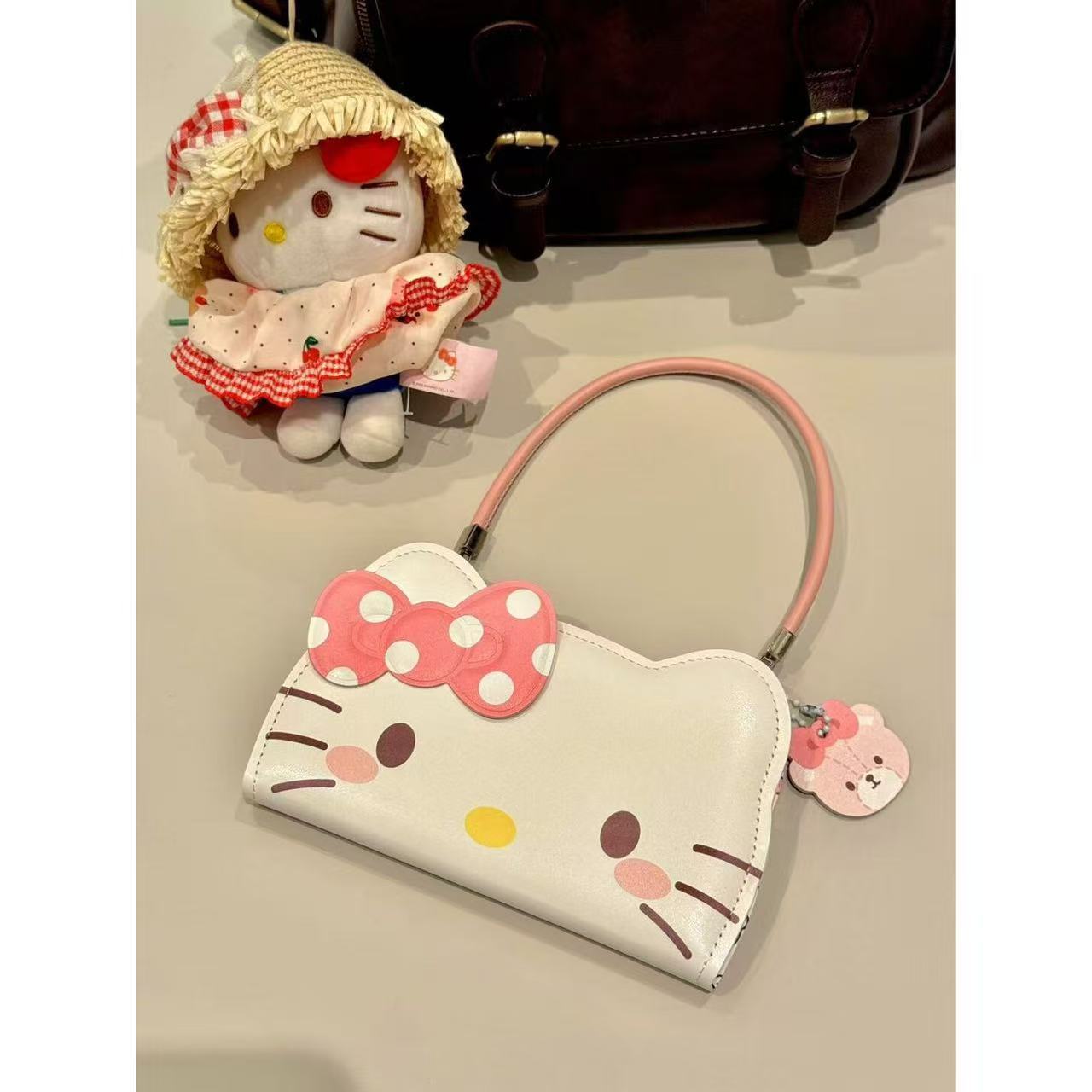 Flip cover cute Melody and HK bag design for iphone