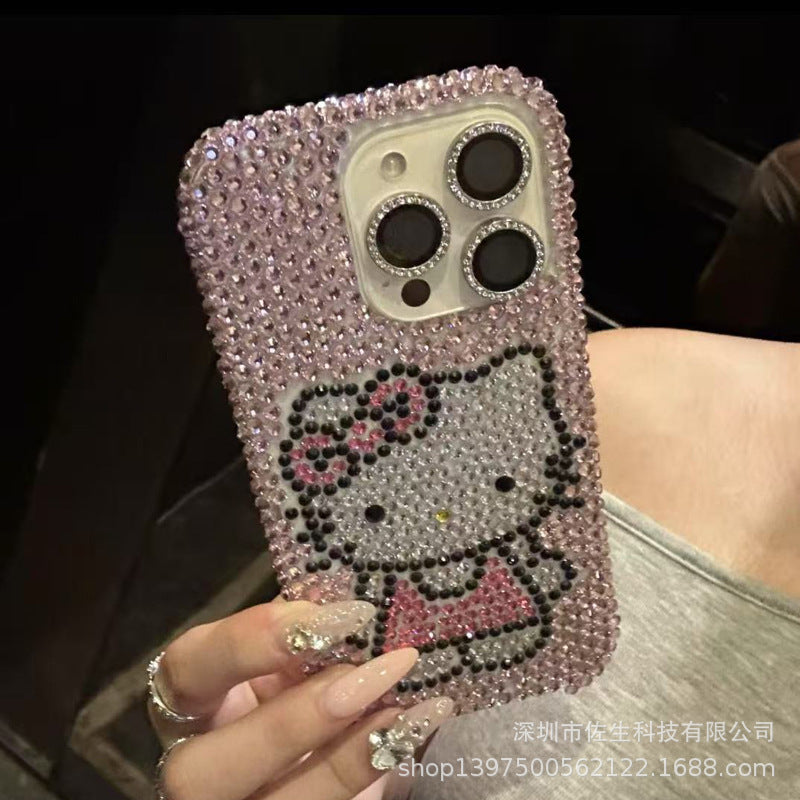 Premium Sense Full Diamond Cute Cartoon HK for iPhone