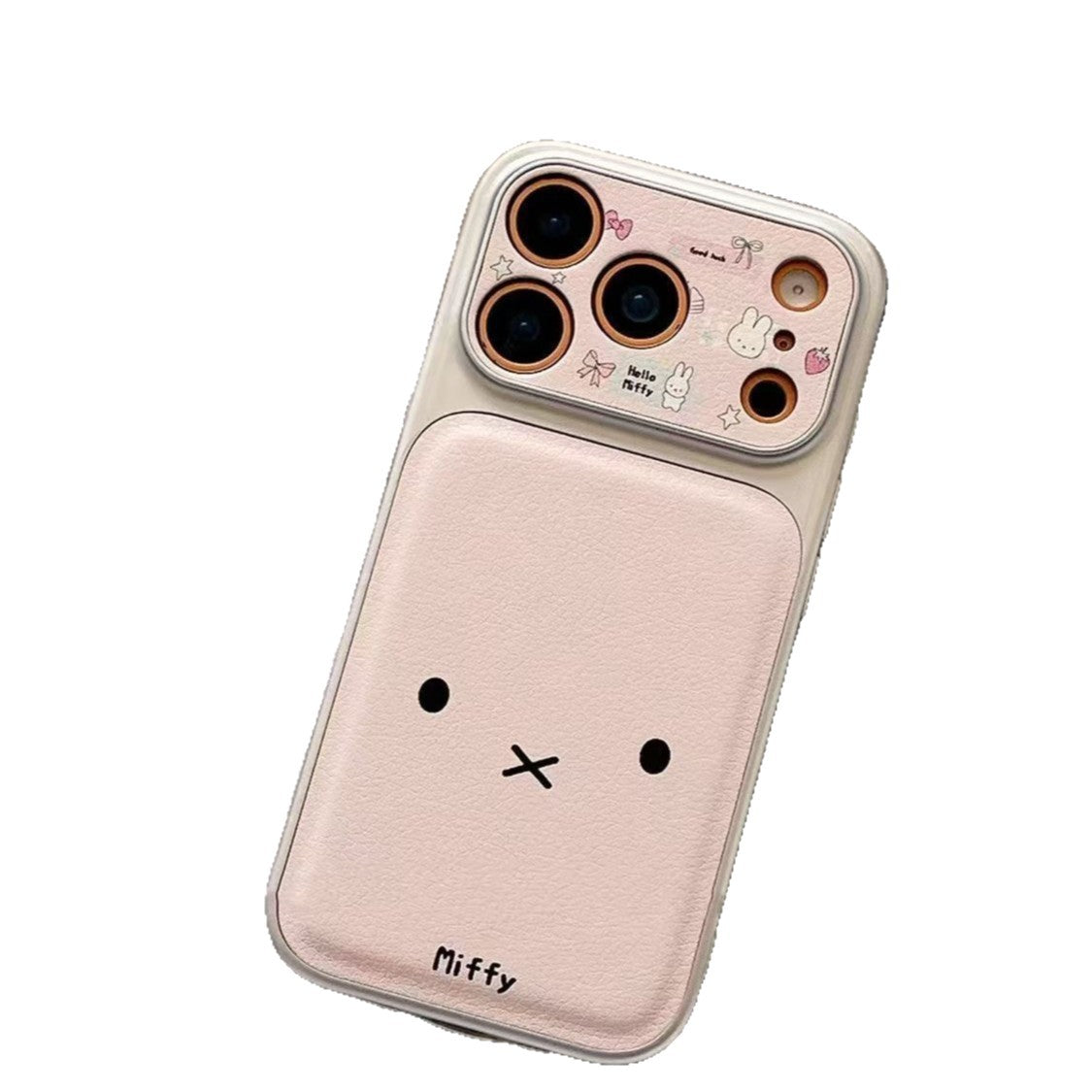 Cute Miffy and pink HK phone case for iphone