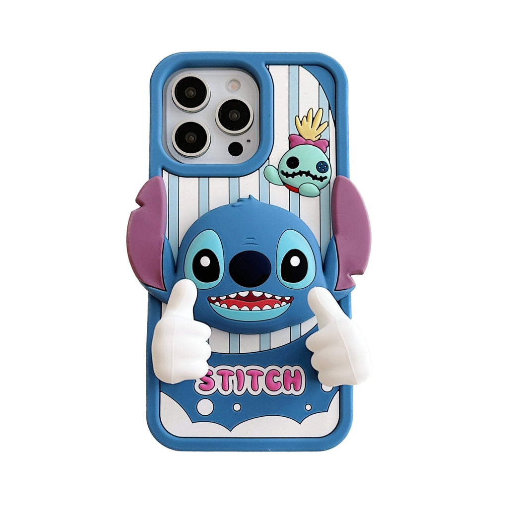 HK & Stitch iPhone Case