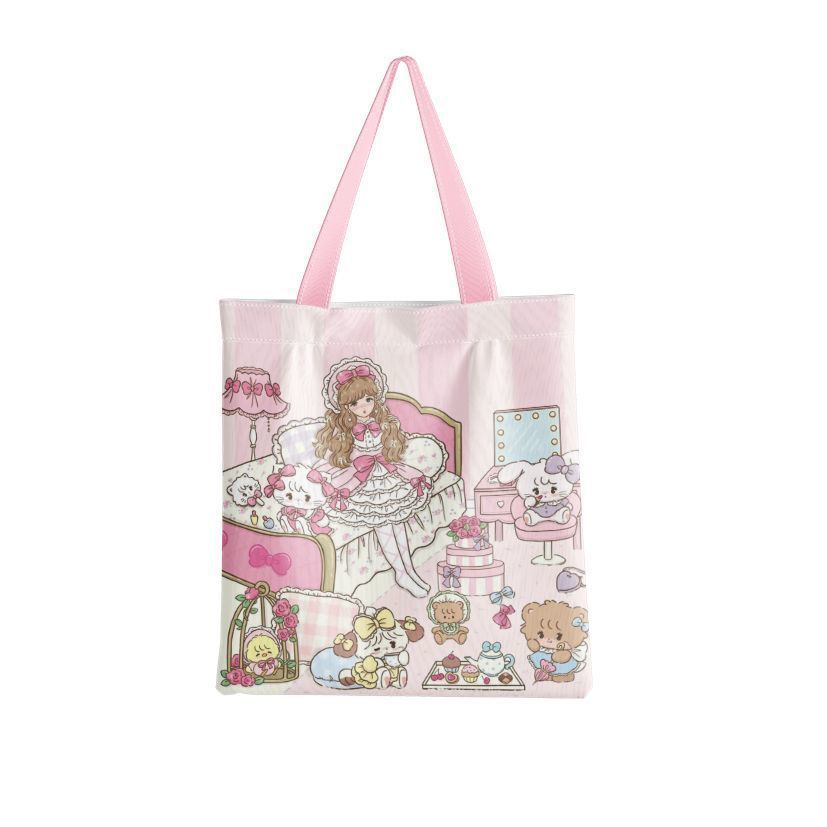 Anime cute Mikko canvas bag