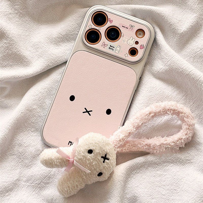 Cute Miffy and pink HK phone case for iphone