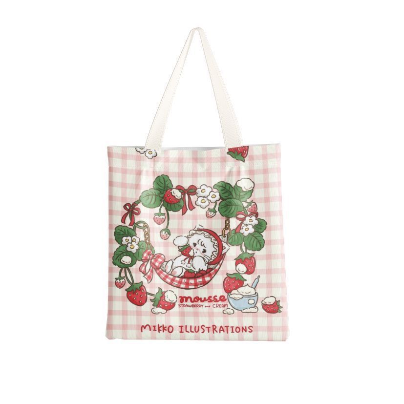 Anime cute Mikko canvas bag
