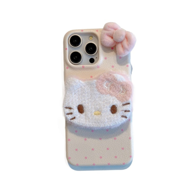 Plush HK mobile phone case for iphone