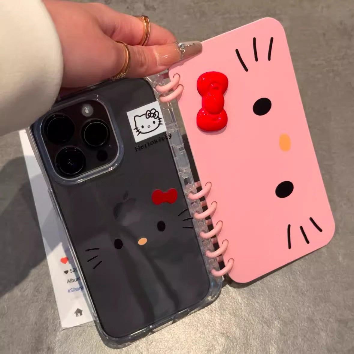 Notebook Bowknot HK iPhone case