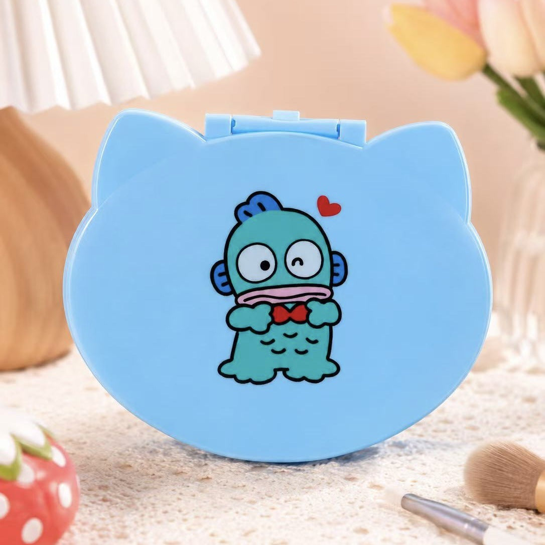 Fish man / Sweet piano storage box High value with mirror storage box Handmade DIY jewelry box Jewelry storage grid box