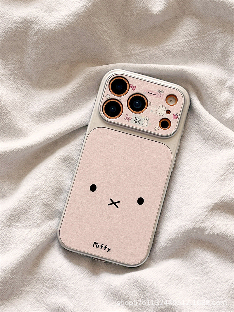 Cute Miffy and pink HK phone case for iphone