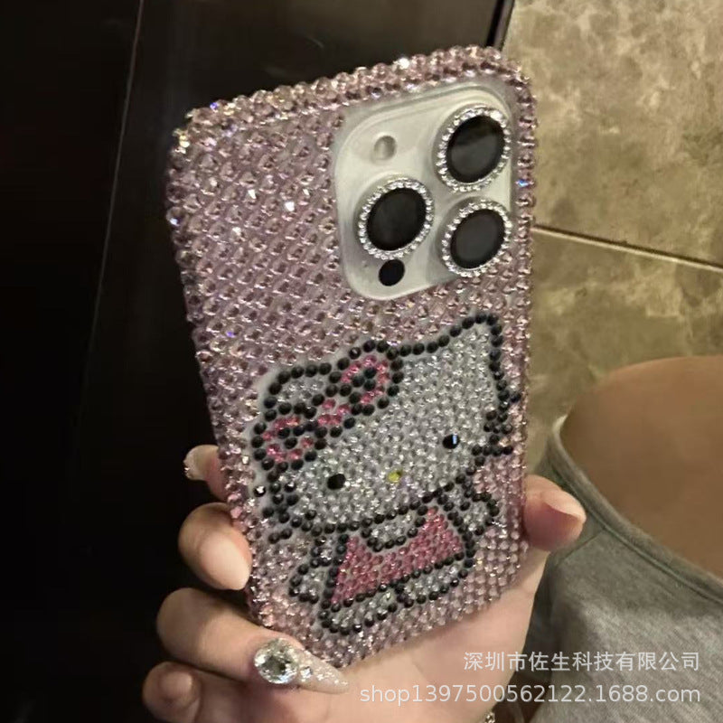 Premium Sense Full Diamond Cute Cartoon HK for iPhone