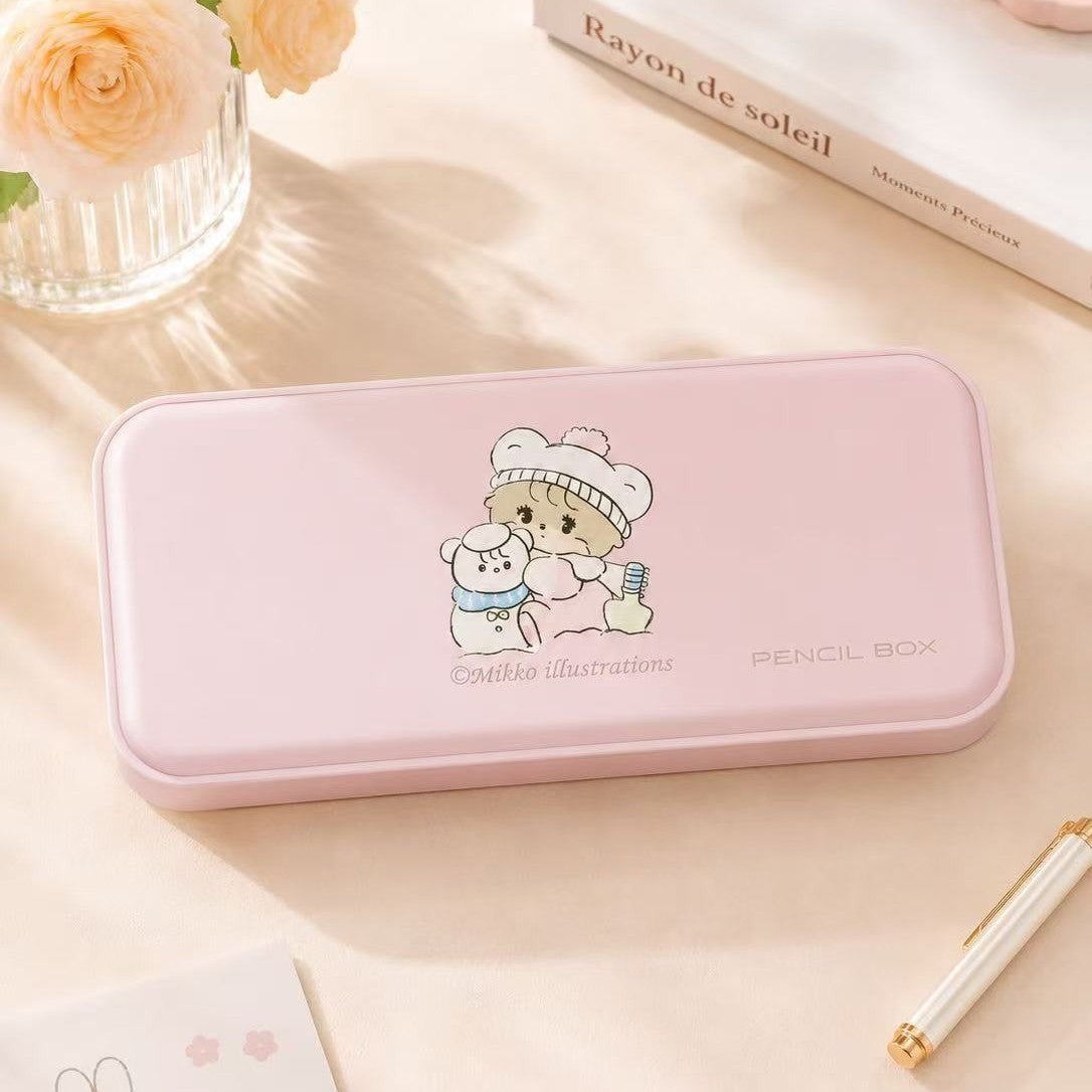 Mikko/Miffy Cosmetics Storage Box Dresser Desktop Large Capacity Makeup Brush Lipstick Eyeshadow Puff Student