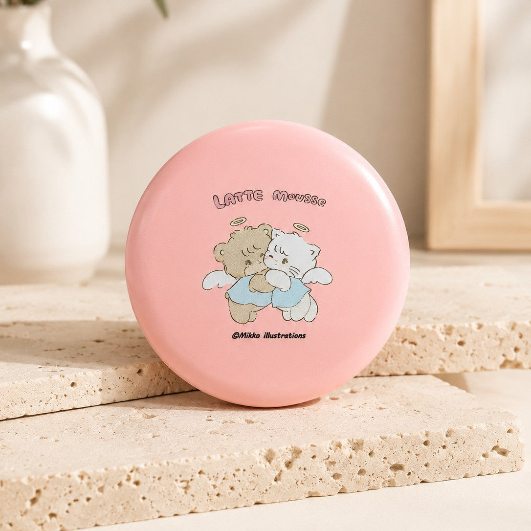 Mikko mini pocket double-sided vanity mirror portable body mirror flip-top vanity mirror small mirror triple magnifying glass