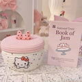 [New] Sanrio cute cotton thread woven storage basket bedroom storage box toy desktop sundries storage basket snack basket
