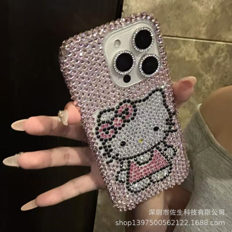 Premium Sense Full Diamond Cute Cartoon HK for iPhone