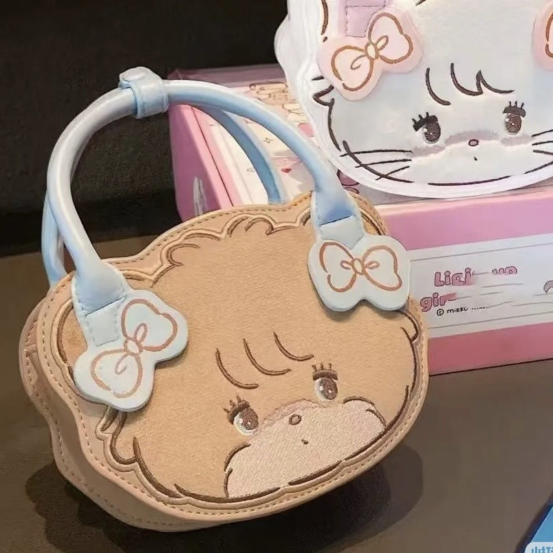 Cute mikko doll handbag girly heart large capacity messenger bag high value versatile shoulder bag hand bag